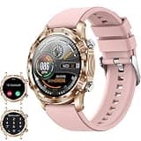 HeraQuen Smart Watch for Women 1.32" HD Touch Display, Bluetooth Calling, Fitness Smartwatch with 70+ Sports Modes, Heart Rate & Sleep Tracking, Step Counter, IP67 Waterproof Watch for iPhone Android