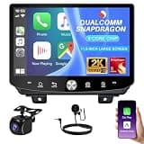 ZENHAX 2K Ultra HD A+ Screen Car Radio Stereo for Jeep Wrangler 2018-2022 with 8Core Qualcomm Chip & High-end Amplifier Chip, 1080P Backup Camera