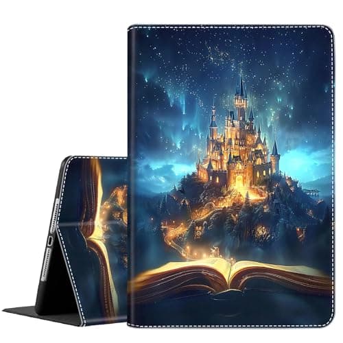 Case for Samsung Galaxy Tab A11 Plus/A11+/A9 Plus/A9+ 5G 11 Inch 2025/2023 ,Slim Fit Foldable Standing Cover Case with Auto Sleep/Wake, Watercolor Books