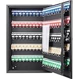 200 Key Adjustable Key Cabinet with Combination Lock – Key Box, Key Storage Cabinet, Organizer for Wall Mount, Key Lock Box, Key Organizer Box,A-1