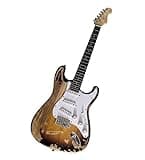Solid Body Electric Guitar, Heavy Sunburst Single-Coils, Full Size 6-String for Rock Stage & Studio (Guitarra Electrica)