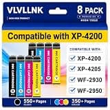 VLVLLNK Remanufactured for Epson 232XL Ink Cartridges Combo Pack for 232 XL T232XL Ink Cartridges Work with Epson XP-4200 XP-4205 Workforce WF-2930 WF-2950 Printer (8-Pack)