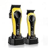 Hair Clippers Set for Men, 6800 High Speed Motor DLC Sharp Blade Barber Kit