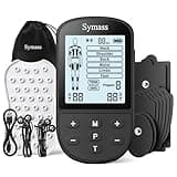 TENS Unit Muscle Stimulator, EMS Massager Machine, Dual Channel Electronic Pulse Physical Therapy Machine for Back Pain Relief, Shoulder Recovery, Muscle Relaxation, 24 Modes,10 TENS Unit Pads