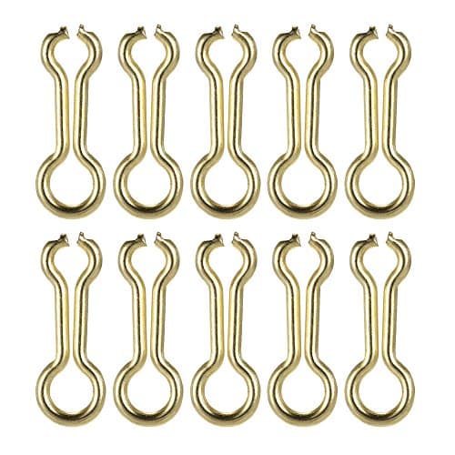 HUIOP 200PCS Brass Sinker Wire Eye for DO-IT
