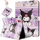 Beszeith iPad 9th Generation Case for Kids, 10.2 Inch iPad 8th 7th Gen Cute Shockproof Cover for Girls, Pencil Holder, Auto Sleep/Wake, Trifold Stand, Purple