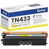 barley TN433Y TN-433Y Compatible TN433 TN-433 Yellow High Yield Toner Cartridge Replacement for Brother TN433 TN-433 MFC-L8900CDW HL-L8360CDW Printer Ink (1 Yellow).