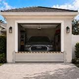 Aluminum Flood Protection Barrier for 32" 36'' 42'' 72'' Doors, Quick Detachable Reusable Flood Control Baffle - Front Door/Basement Entrance/Backyard Flooding Water Barriers (for 94"-96")