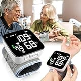 Wrist Blood Pressure Monitor, 2026 Upgrade Digital Wrist Blood Pressure Monitor with 90X2 Readings Memory, Pulse Rate Monitoring, Large LCD Screen, Automatic Wrist Pressure Monitor for Home Use