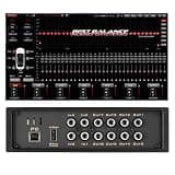 Car Audio DSP BTS880 4 Input 8 Output DSP Digital Signal Processor with Built in EQ Crossovers, 31-Band RCA Auxiliary Input and High Level Speaker Inputs DSP Bluetooth Equalizer Amplifier