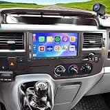 4+64G Android 13 Car Stereo for Ford Transit MK7 with CarPlay Android Auto, 7 Inch Touchscreen Car Radio Player Audio Receivers Head Unit with GPS Navigation Mirror Link Split Screen FM RDS SWC