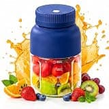 Portable Household Appliances Juicer, 2026 New Cordless Juicer Cup, 44oz Portable Blender for Smoothies and Shakes with Leakproof Travel Lid, Juicer Blender for Gym, Office, Travel & Home (Blue)