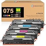 SINOPRINT 075 Toner Cartridge Compatible Replacement for Canon 075 use with Color imageCLASS LBP640 LBP640C LBP646Cdw LBP647Cdw MF660 MF660C MF662Cdw MF663Cdw MF665Cdw Series Printer-4 Packs