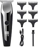 DAXXIN Hair Cutting Tool, Men Cordless Hair Mustache Trimmer Hair Cutting Groomer Kit Precision Trimmer Waterproof USB