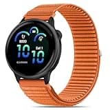 Huadea 20mm Hook and Loop Nylon Compatible with Garmin Vivoactive 6 Watch Bands/Vivoactive 5/3/3 Music/Venu Sq 2, Quick Release Sport Strap for Forerunner 55/165/245/645/570-42mm Women Men
