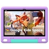 SHARECLOUD Kids Tablet 10 inch, Android Tablet for Kids, 24GB RAM 64GB ROM, 1TB Expandable, with EVA Case, Parental Control, 6600mAh Battery, Dual Camera, BT5.4, WiFi 6, Gift (Purple)