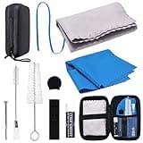 SKYNEO Clarinet Cleaning Kit, Saxophone Cleaning Kit, Clarinet & Saxophone Care Kit, Maintenance Kit with Case for Wind & Woodwind Instrument