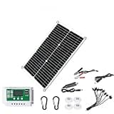 Portable 1000W Solar Panel Lightweight Foldable Monocrystalline Charging Panel, Built-in Angle Adjustable Stand, All-in-one Cable Set for Road Trip, Cabin and Backyard Off Grid Power