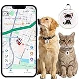 Smart GPS Tracker for Dogs|mini Easy to use Cat GPS Tracker|Waterproof and Drop-Proof|Real-time Positioning Smart Alarm pet Tracker|Extra Long Battery Life of 365 Day|No Subscription (Android & iOS)