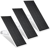 Wasserstein Solar Panel, Solar Panel Charger for Google Nest Cam Outdoor or Indoor, Battery - 2.5W Solar Power - Camera Solar Panels Made for Google Nest (3 Pack)