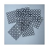 Positioning Targets for 3D Scaner with High Reflective Marking Points Inside 6mm Outside 10mm 3D Scanner Positioning Targets 1000pcs for Complex Details