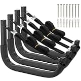 Kayak Storage Hooks, Wall Mount Garage Canoe Storage Hangers for Kayaks or Paddleboards, Heavy Duty Wall Rack (150LBS Capacity)