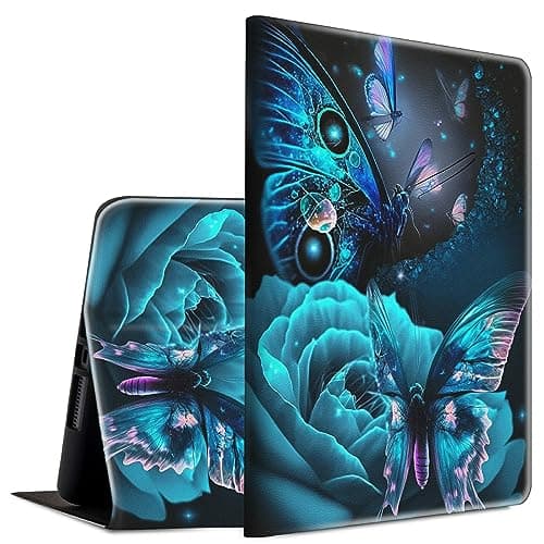 BFSEROBJ for Samsung Galaxy Tab A9 Case Lightweight Smart Case PU Leather Adjustable Stand Protective Cover with Auto Wake/Sleep Cover for Samsung Galaxy Tab A9 8.7 inch - Art Butterfly