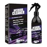 Car Interior Cleaner 300 mL, Auto Interior Cleaner for Dashboard, Door Panels, Trim and Screens, Multi-Surface Interior Cleaner for Leather, Plastic, Rubber and Glass, Streak-Free Car Cleaning Spray