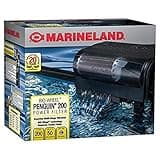 Marineland Bio-Wheel Penguin 200 GPH Power Aquarium Filter, Ultra-Quiet Hang-On-Back Fish Tank Filter with Multi-Stage Filtration for Aquariums Up to 40 Gallons