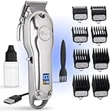 Fagaci Professional Hair Clippers with Extremely Fine Cutting, Cordless Hair Trimmer for Men & Women, Barber Clippers for Salon & Home Use