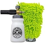 Chemical Guys Foam Cannon EZ Pressure Washer Spray Gun with Soft Chenille Wash Mitt Bundle, Snow Suds Cannon Kit for Cars, Trucks, SUVs and Powersports Vehicles, Full Wash Set
