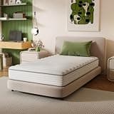 2 Twin Mattress, 6 Inch Twin Size Mattresses in a Box with Smarts™ Coil for Pressure Relief, Medium Plush Foam and Spring Hybrid Colchones with CertiPUR-US Certified for Kids