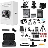DJI Osmo Action 4 Waterproof Action Camera Bundle, 1/1.3" Sensor, 4K/120fps Video, Stunning Low-Light Imaging, Original Standard Combo + 58 Piece Accessory Kit + Extra 64GB Card