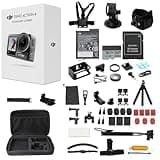 DJI Osmo Action 4 Waterproof Action Camera Bundle, 1/1.3" Sensor, 4K/120fps Video, Stunning Low-Light Imaging, Original Standard Combo + 58 Piece Accessory Kit + Extra 64GB Card