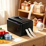 Label Printer - 300 DPI Thermal Ribbon Printer for DIY Decorative Ribbon, 127mm/s Speed, Supports Multiple Languages for Home, School, Office Use