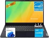 Lenovo IdeaPad 3i 15.6" FHD Anti-Glare Laptop • Backlit Keyboard • 12th Gen Intel Core i3-1215U • 8GB RAM • 512GB • Windows 11 • Wi-Fi 6 • Abyss Blue Thin Light Notebook for Student Business Daily Use