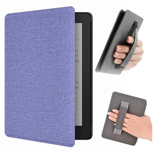 Yzlvigrous Case for Kindle Paperwhite 12th /Colorsoft Signature Edition 1th Gen 2024, 7 inch Cloth Texture Cover with Auto Sleep/Wake and Hand Strap, Model: SA59CP/SA568B/SA569P