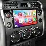 9 Inch Android 15 Car Stereo for Toyota FJ Cruiser 2006-2020, Wireless CarPlay & Android Auto, 2+64GB, GPS Navigation, Bluetooth 5.0, 5G WiFi, Mirror Link, Voice Control, FM Radio, SWC, Backup Camera