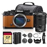 Nikon Zf Mirrorless Camera with NIKKOR Z 24-120mm f/4 S Lens (Orange) 24.5MP Full-Frame Sensor, 4K Video, 5-Axis IBIS Bundle with Bag + 64GB Memory Card