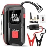 Nicholaus 12 V Car 8000 mAh Battery Jump Starter 2800A with 150psI Air Compressor, Compact and Practical Edition QB08L Safe Smart, Portable Jump Box and Charger for 6.0L Gas and 3.0L Diesel Engines.