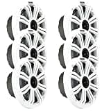 KICKER 6.5" White Marine Speakers (Qty 6) 3 Pair of OEM Replacement Speakers