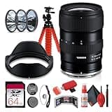 Tamron 16-30mm F2.8 Di III VXD G2 Ultra Wide-Angle Zoom Lens for Nikon Z Full-Frame Mirrorless Cameras, Professional Photography + 64GB Memory Card + Lens Filter Kit + Flexible Tripod (8pc Bundle)