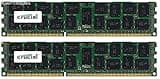 Crucial 32GB Kit (16GBx2) DDR3/DDR3L-1600 MT/s (PC3-12800) DR x4 RDIMM Server Memory CT2K16G3ERSLD4160B / CT2C16G3ERSLD4160B
