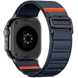 Zspoly Stretchy Bands for Apple Watch Ultra Band 49mm 46mm 45mm 44mm 42mm(S 3/2/1) for Men, Wide Soft Rugged Nylon Sport Loop Strap with G-Hook for iWatch Ultra 3/2/1 Series 11/10/9/8/7/6/5/4/3/2/1/SE