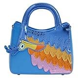 Loungefly Disney: Pixar - Up - Kevin - Colorful Embroidered Facial Crossbody Bag - Great for Kids & Adults - Collectible Bags