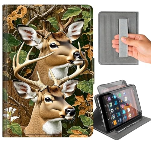 Case for iPad Air 11-inch M4/M3/M2 (2026/2025/2024),iPad Air 5th/4th Generation (2022/2020) 10.9 Inch,Premium Leather Cover,Multi-Angle Rotating Stand,Distressed US Flag Art