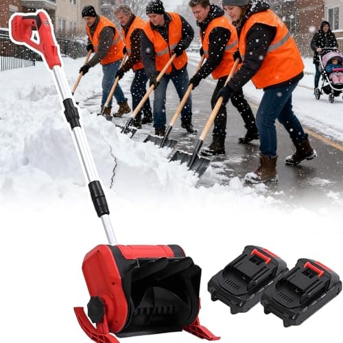 Handheld Snow Blower with Brushless Motor – 21v Power, 300lbs/Min Electric Shovel for Snow Removal,Great for Patios Decks