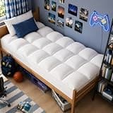 ELEMUSE Twin Mattress Topper, Thick Pillow Top Mattress Pad