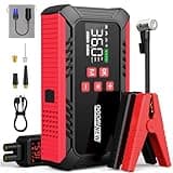 8000A Jump Starter with Air Compressor, 26800mAh Car Battery Jump Starter (All Gas/16.0L Diesel) with 150PSI Auto-Shutoff Tire Inflator, 12V Jump Box with Booster, Jumper Cables, Cigarette Lighter