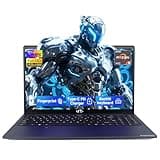 NIMO 15.6" IPS FHD-Gaming-Laptop,AMD Ryzen 5 6600H 16GB DDR5 RAM 512GB SSD (Beat i5-1335U, 6 Cores Up to 4.5GHz) AMD Radeon 660M GPU-Computer with 100W Type-C Backlit Keyboard Fingerprint